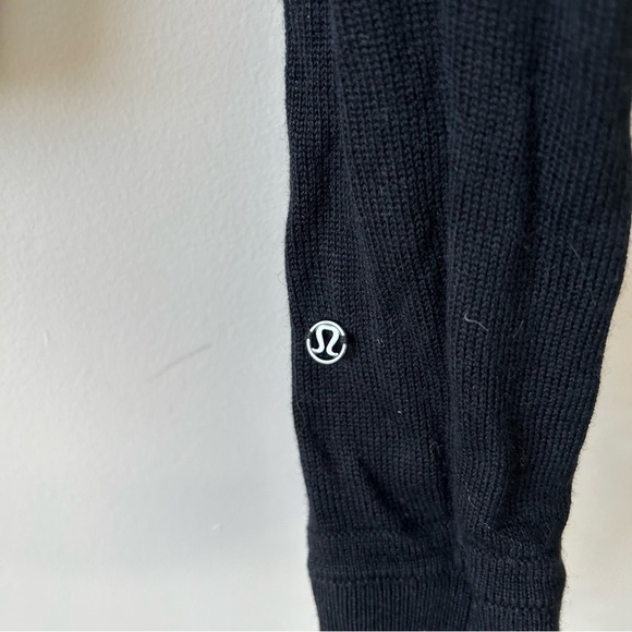 Lululemon Iconic Sweater Wrap Black Size 6 - Picture 5 of 7